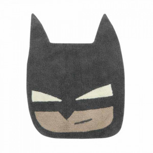 Covor pentru copii multicolor din fibre naturale 90x120 cm Bat Boy Lorena Canals
