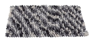 Covoras baie gri/albastru din fibre 60x90 cm Lerici Wenko
