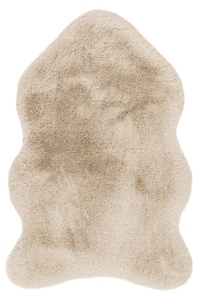 Covoras bej din fibre sintetice 60x90 cm Heaven Lalee