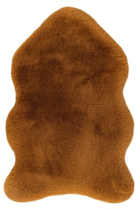 Covoras maro chihlimbar din fibre sintetice 60x90 cm Heaven Lalee