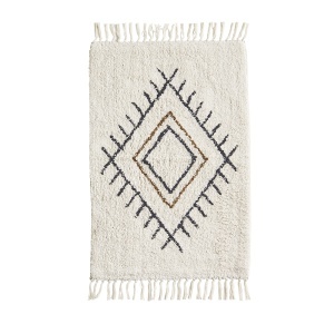 Covoras pentru baie multicolor din bumbac 60x90 cm Sunny Madam Stoltz