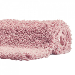 Covoras pentru baie roz din poliester 60x60 cm Musa Aquanova