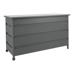 Cufar exterior gri din metal Cassis House Nordic