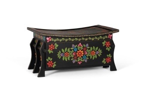 Cufar multicolor din lemn Floral Giner y Colomer