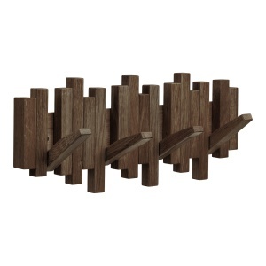 Cuier din lemn maro inchis Caltra House Nordic