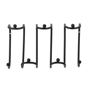 Cuier negru din metal Maltha Bloomingville