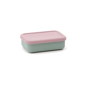 Cutie pentru pranz roz/turcoaz din fibre sintetice 12x18 cm Lili Kave Home