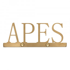 Decoratiune aurie din metal 6 cm Apes Versmissen