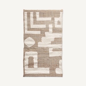 Decoratiune de perete crem din bumbac 98x150 cm Zared Vical Home