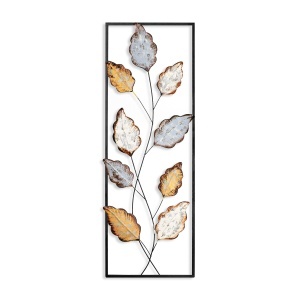 Decoratiune de perete multicolora din metal 32x90 cm Fagus 3 The Home Collection