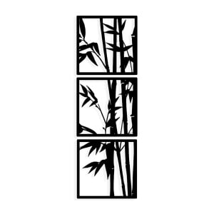 Decoratiune de perete neagra din metal 36x110 cm Tuyunju The Home Collection