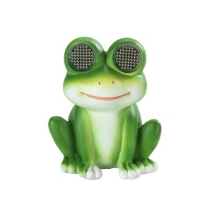 Decoratiune luminoasa pentru exterior multicolora din fibre sintetice 14 cm Frog Wenko