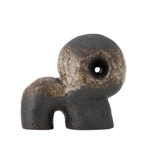 Decoratiune neagra din ceramica 19 cm Bobby Bloomingville