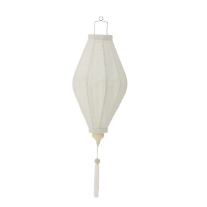 Decoratiune suspendabila alba din fibre sintetice 50 cm Pomp Creative Collection