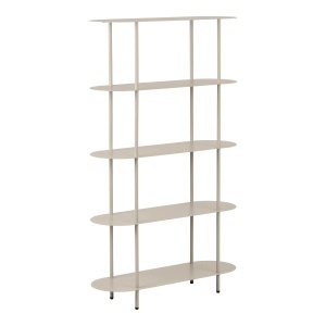 Etajera bej din metal 150 cm Rieti House Nordic