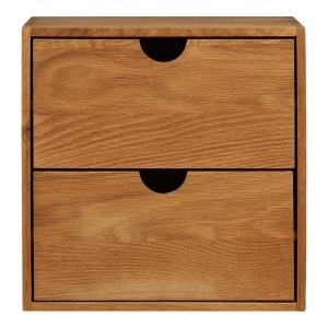 Etajera de perete maro din lemn 30 cm Townsville Deco House Nordic