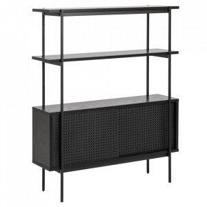 Etajera din metal negru 114 cm Angus Quiet Object