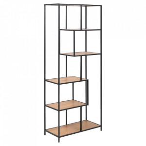 Etajera maro/neagra din metal 185 cm Seaford Quiet Object