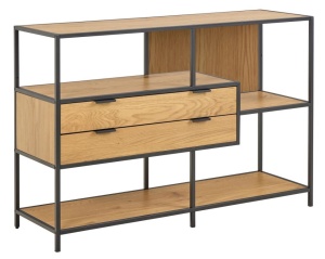 Etajera maro/neagra din metal 78 cm Seaford Avy Actona Company