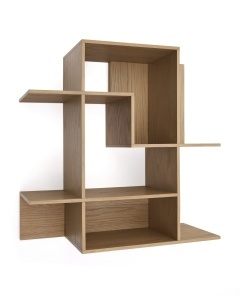 Etajera modulara maro 80 cm Ina Oak Kave Home