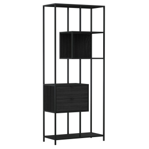 Etajera neagra din metal 185 cm Seaford Avy Actona Company