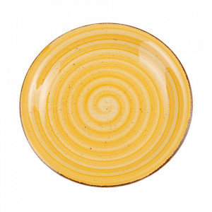 Farfurie pentru desert galbena din ceramica 19 cm Florida Denzzo