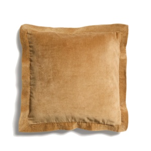 Fata de perna bej din catifea 45x45 cm Ladira Kave Home