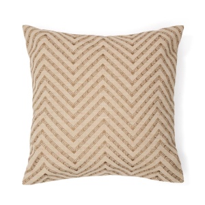 Fata de perna bej din fibre 50x50 cm Olea Kave Home
