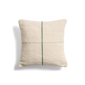 Fata de perna verde din fibre sintetice 45x45 cm Atima Kave Home