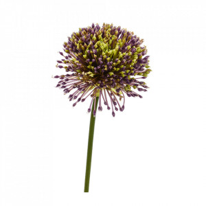 Floare artificiala din poliuretan 54 cm Allium Roseum Lou de Castellane