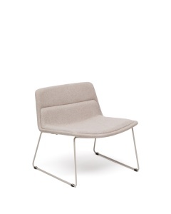 Fotoliu bej din textil Zahara Kave Home