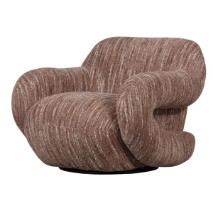 Fotoliu roz din textil Folke Woood