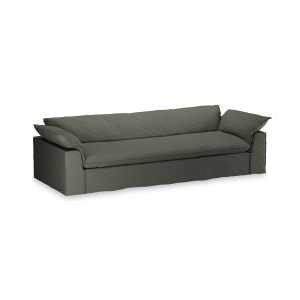 Husa pentru canapea verde army din bumbac 305 cm Nomad Wander HKliving