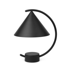Lampa birou neagra din metal 26 cm Meridian LED Ferm Living