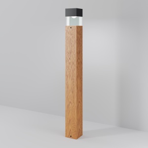 Lampa pentru exterior maro din metal Quadra Maytoni
