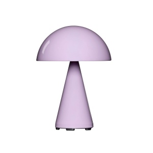 Lampa portabila dimabila de birou roz din metal 20 cm Mush Hubsch