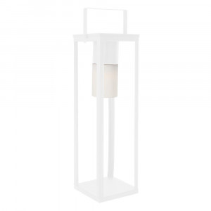 Lampa solara pentru exterior alba din metal 75 cm Square Bizzotto
