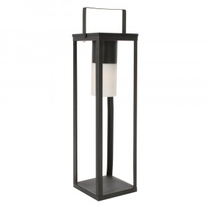 Lampa solara pentru exterior neagra din metal 75 cm Square Bizzotto