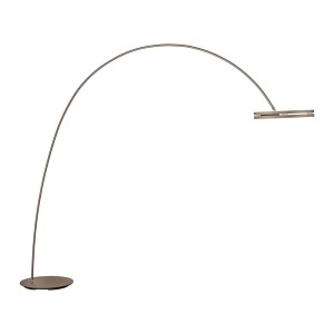 Lampadar maro bronz din metal cu 2 becuri 242 cm PURE Loop-Bow Zuma Line