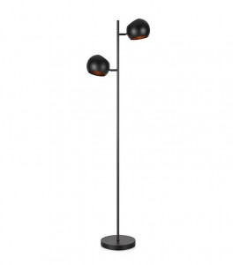 Lampadar negru din metal cu 2 becuri 145,5 cm Edgar Black Markslojd