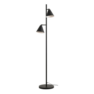 Lampadar negru din metal cu 2 becuri 163 cm Form Avy Aldex