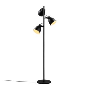 Lampadar negru din metal cu 3 becuri 162 cm Spotkafasi The Home Collection