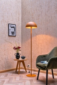 Lampadar portocaliu din metal 160 cm Mushroom V2 The Home Collection