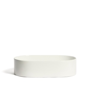 Lavoar alb din ceramica Ovara Kave Home