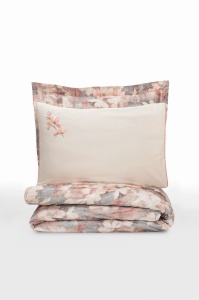 Lenjerie pat roz din bumbac Layana Double The Home Collection