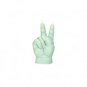 Lumanare verde din ceara 11 cm Baby Peace Hand CandleHand