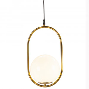 Lustra alba/aurie din metal Asla Thai Natura
