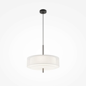 Lustra alba/neagra din metal cu 5 becuri Bergamo Maytoni