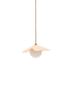 Lustra crem din metal Wilara Kave Home