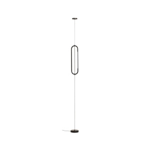 Lustra dimabila neagra din metal Bow Kave Home